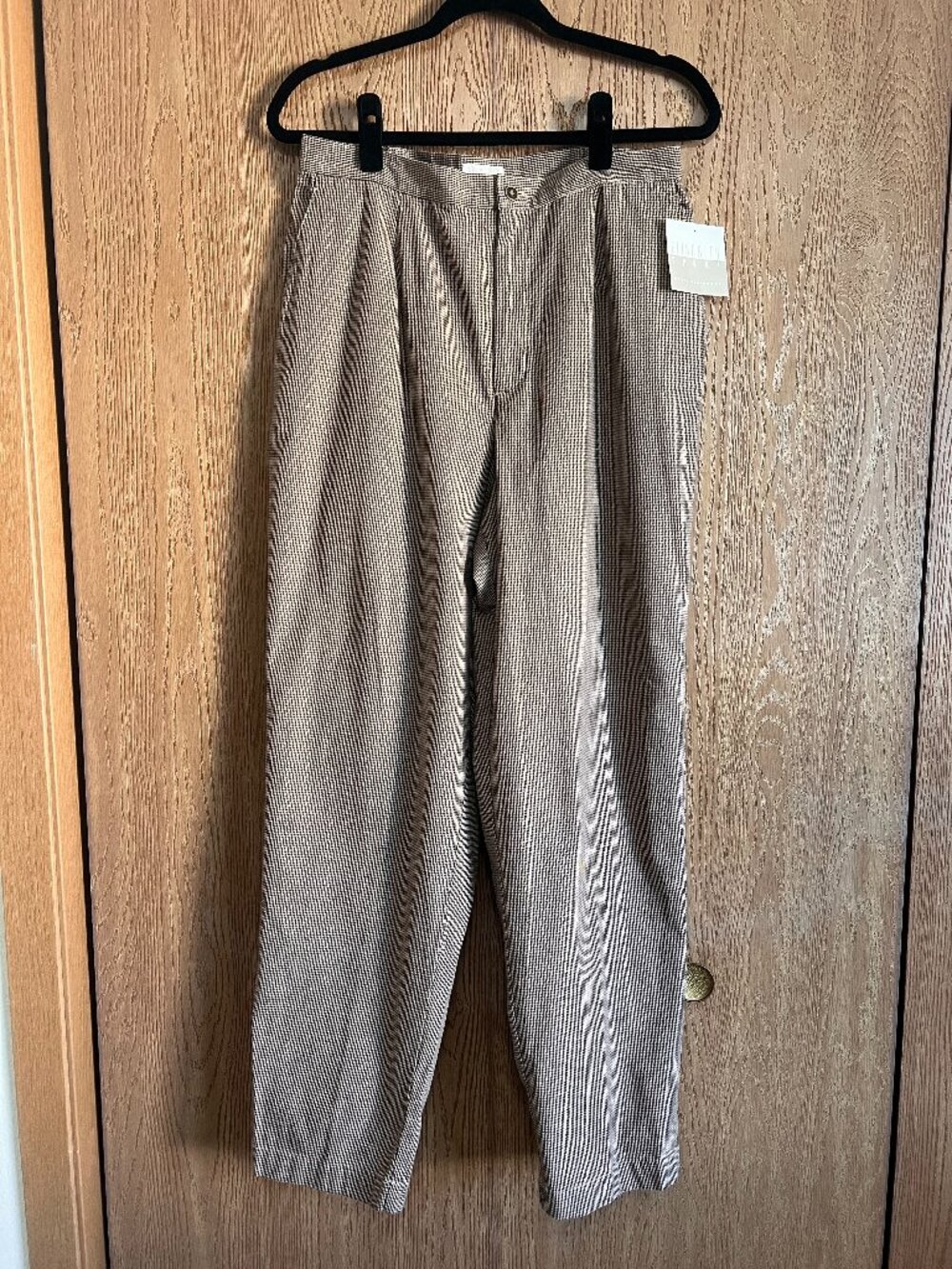 Elisabeth by Liz Claiborne NWT High Waist Houndstooth Pants Size 14